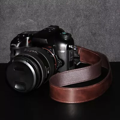 DSLR Camera Strap Belt All Camera Quick Release Neck/Shoulder Leather Lanyard^^ • $10.89