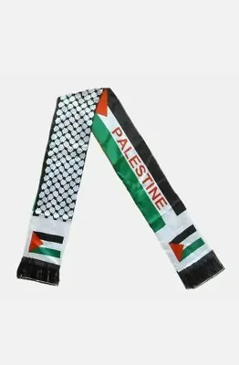 £11.88 • Buy Palestine Flag Neck Scarf, Shemagh, Jerusalem Capital Of Palestine With Al-Aqsa