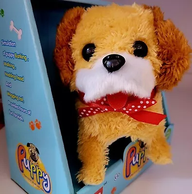£9.99 • Buy Electronic Cute Dog Walking Barking Nodding Head Wiggling Tail Puppy Girls Boys