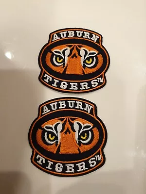 (2)Auburn War Eagle  Tigers  Embroidered Iron On Patches 3  X 3   • $9.95