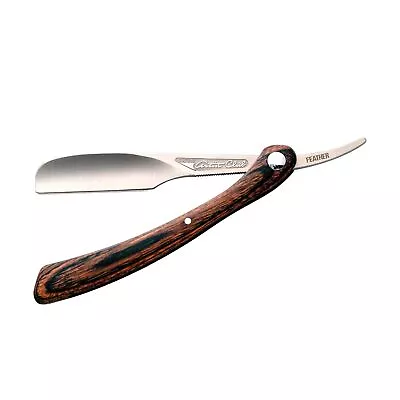 Feather Artist Club Wood DX Folding Handle Razor Silver 1 Count (Pack Of 1) • $193.75