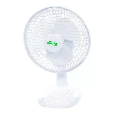 Portable Oscillating Electric 6  Desk Table Fan Freestanding  White 2 Speed • £12.49