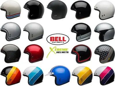 Bell Custom 500 Helmet 3/4 Open Face Vintage Retro Motorcycle DOT XS-2XL • $144.95