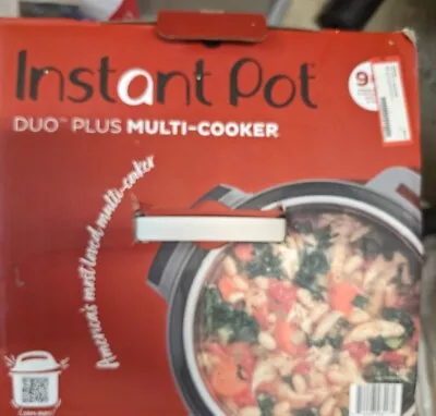 Instant Pot Duo Plus 6-Quart Whisper Quiet 9-in-1 Electric Pressure Cooker -USE • $73.77