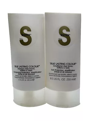 TIGI S Factor True Lasting Colour Shampoo & Conditioner Set 8.5 OZ Each • £56.70