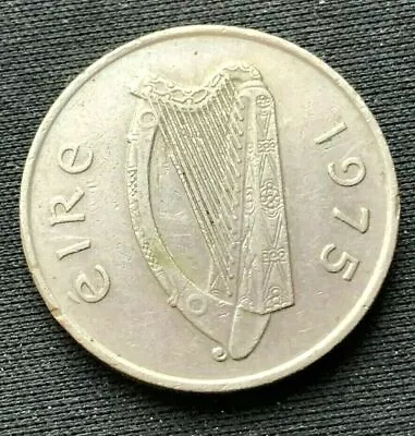 1975 Ireland 10 Pence Coin XF +        #K1446 • $7.20