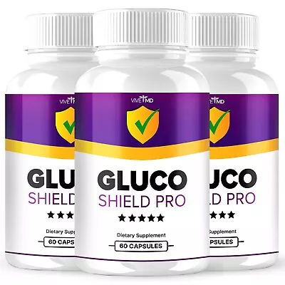 Gluco Shield Pro Mineral Supplements For Men &  Women Official Formula (3 Pack) • $49.95