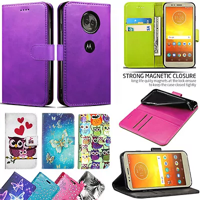 £2.99 • Buy For Motorola Moto G8 Play Plus G7 Power E6s G7 PU Leather Wallet Flip Case Cover