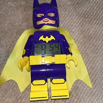 Lego Movie Batgirl Alarm Clock DC Comics Minifigure Batman 10  Tested Working • $42.46