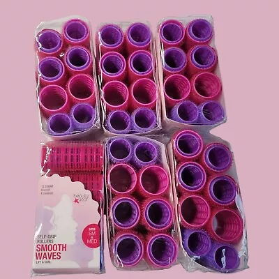 6X NEW Self-Grip Rollers Voluminous Smooth Waves 12 Piece Set • $17