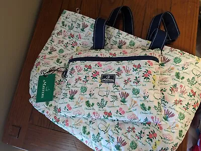 2023 Masters Tournament Scout Quilted Packable Tote Flowers 22.5 X14.5 X 7  NWT • $149.99