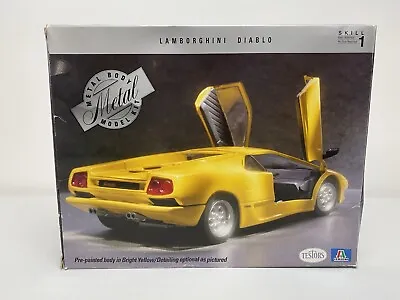 TESTORS Lamborghini Diablo Metal Body Model Car Kit 1991 1/24 Scale New Italeri • $15