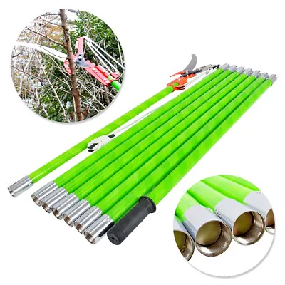 £86.89 • Buy 8m Telescopic Pole Saw Tree Branches Trimmer Cutter Pruner Saw High-strength