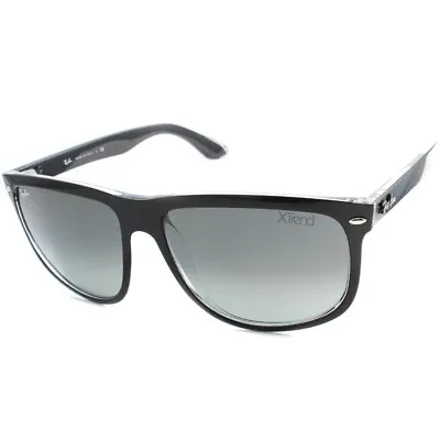 $168.95 • Buy Ray-Ban RB4147 603971 Highstreet Black On Clear/Grey Gradient Unisex Sunglasses