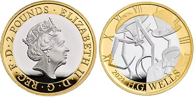 H G Wells   £2 Coin Uncirculated 2021 • £5