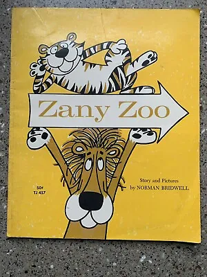 Zany Zoo Scholastic 1963 1st Norman Bridwell Children's Book Clifford Author   • $10.15