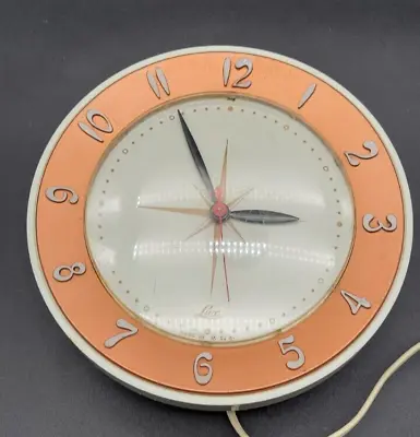 Robert Shaw Atomic Electric Wall Clock Lux Division Vintage Model 5171 Works • $32.99