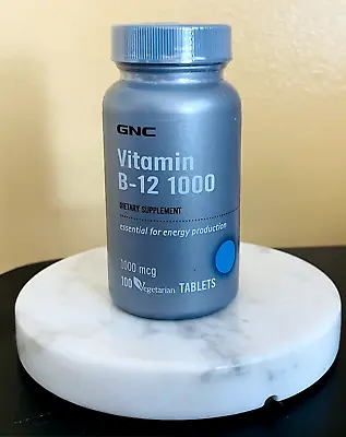 GNC Vitamin B-12 1000 Mcg Gluten-Free  100 Tablets • $9.89