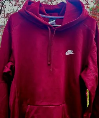Nike Fleece Pullover Hoodie ThermaFit Mens' Size L Large ✅ • $39