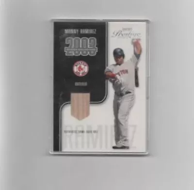 Manny Ramiriez Playoff Prestige Relic Bat Sliver 2003  14/325 Boston Red Sox • $3
