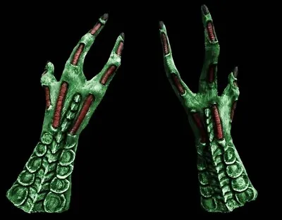 NEW Lord Grimley Green Alien Gloves Halloween Costume Haunter Hands Cosplay UFO • $54.99