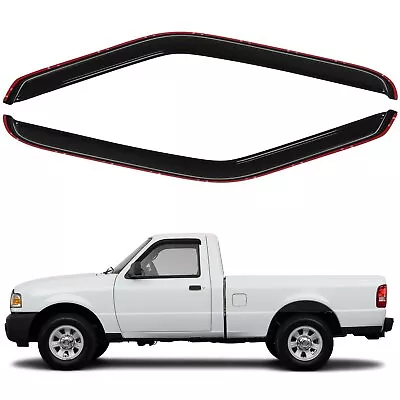 In-Channel Window Visor Vent For 93-11 Ford Ranger Regular Cab Rain Guards • $28.19