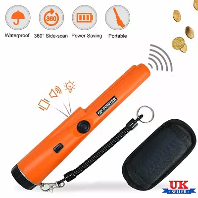 Metal Detectors Portable Orange GP-POINTER Gold Finder Hand Held With LED Light • £14.95