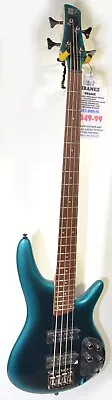Ibanez SR300E Electric Bass Guitar Cerulean Aura Burst Finish - Pro Setup • $275