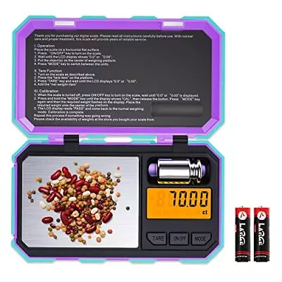 Digital Pocket Scale 200g /0.01g Mini Scale With 50g Calibration Weight Elect... • $16.12