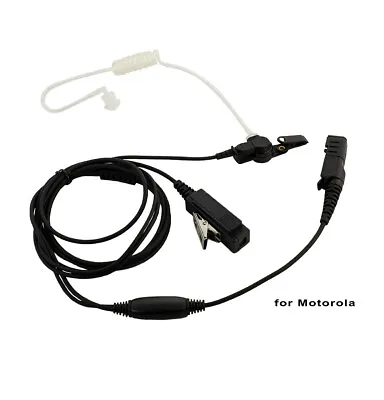 2-Wire Acoustic Tube Earpiece W/ PTT For Motorola Radios XPR3300 XPR3500 MTP3100 • $22.49