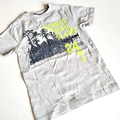 Gymboree Boys Sz 6 Desert Explorer Jungle Trail Blazer Tee Shirt Gray NWT 2015 • $10.55