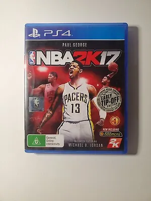NBA 2K17 PS4 Game Sony Playstation 4 (2016) Paul George FREE POSTAGE ✅ • $14.85
