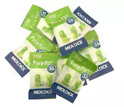 Moldex Soft Foam Earplugs - Moldex Pura-Fit 7700  Ear Plugs SNR:36db  • £3.69