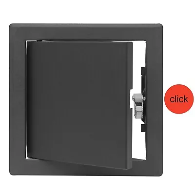 Anthracite Access Panel 150mm X 150mm With Concealed Latch Inspection Door Flap • £14.99