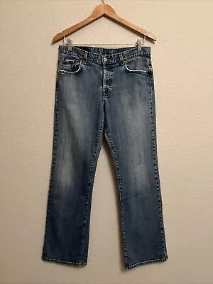 Lucky Brand Sz 10/30 Jeans Vintage Mid Rise Button Fly USA Dungarees 90s Y2k • £28.49