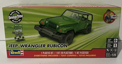 2006 JEEP WRANGLER RUBICON 1:25 Scale Plastic Snap Tite Model Kit By Revell NEW! • $23.99