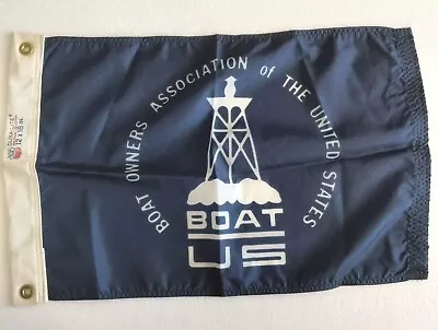 Boat Owners Association Of The Unites States Flag 12x18 Vintage Dura-Lite Yacht • $24