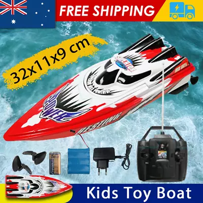 Twin Engine Rechargeable Rc Radio Remote Control Boat Twin Motor - High Speed • $26.67