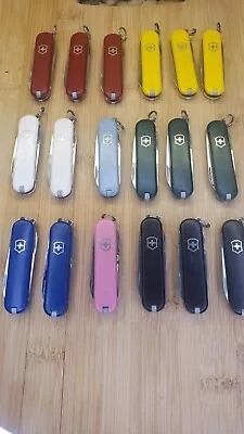 Victorinox Classic SD Mini Swiss Army Pocket Knife Assrtd Colors Pre-Owned 58mm • $8