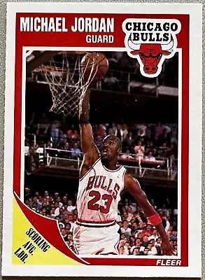 Michael Jordan 1989-90 Fleer #21 Chicago Bulls  THE GOAT  Mint/Gem-Mint • $20