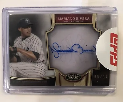 🔥2020 Topps Tier One Clear One Autograph MARIANO RIVERA Yankees 6/10🔥 • $549.97