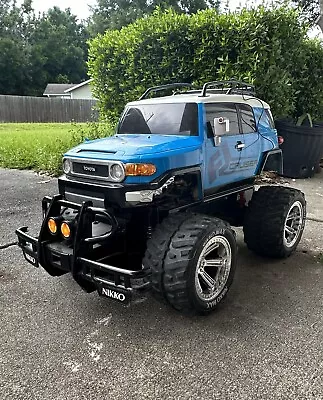 Nikko Toyota FJ Cruiser RC SUV Truck 1:10 Scale Blue UNTESTED No Remote • $65.50