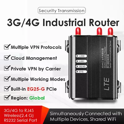 4G LTE Industrial Wireless Router W/Cat 4 EG25-G Mini PCIe Global Version 2.4GHz • $138.57