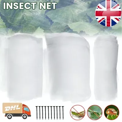 Garden Vegetable Plant Protection Netting Crop Fine Mesh Bird Insect Protect Net • £13.99