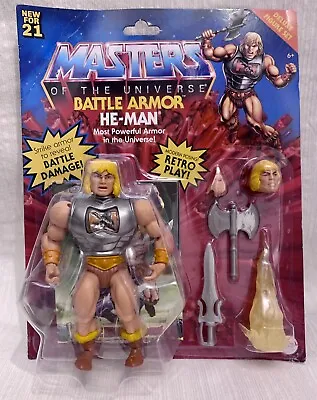 Mattel Masters Of The Universe Origins BATTLE ARMOR HE-MAN- New • $18.88