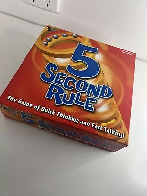 University Games 5 Second Rule Board Game - Brand New - Complete • $10