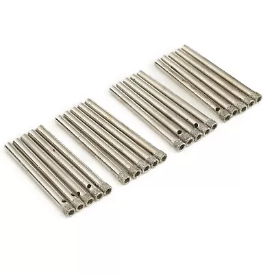 20Pcs 4mm 5/32  Diamond Hole Saws Glass Drill Bits Masonry Tools For Stone Tile • $12.99