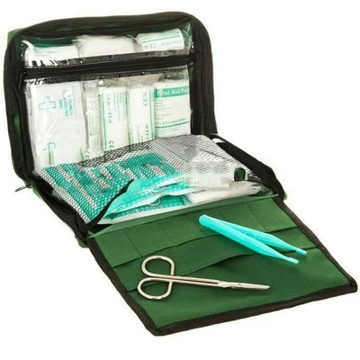 £9.97 • Buy 90 Piece First Aid Kit Bag Medical Emergency Kit. Travel Home Car Taxi Workplace