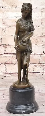 Hand Made Detailed Gorgeous Maiden Female Genuine Bronze Statue By Milo Artwork • $154.50