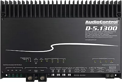 AudioControl D-5.1300 High Power DSP Multi-Channel Car Amplifier Accubass Amp • $1299